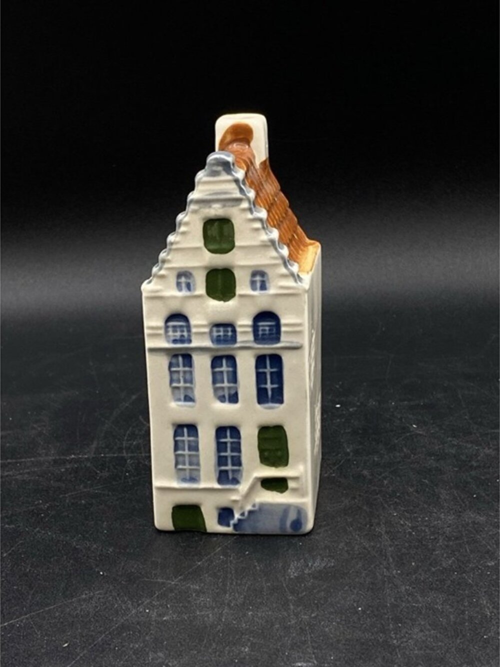 Dutch House Liquor Bottle SINGEL 64 Amsterdam Holland Miniature Empty